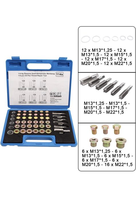 Kit de reparacao de bujoes de carter