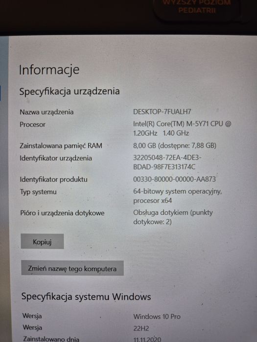 Laptop HP EliteBook Folio 1020