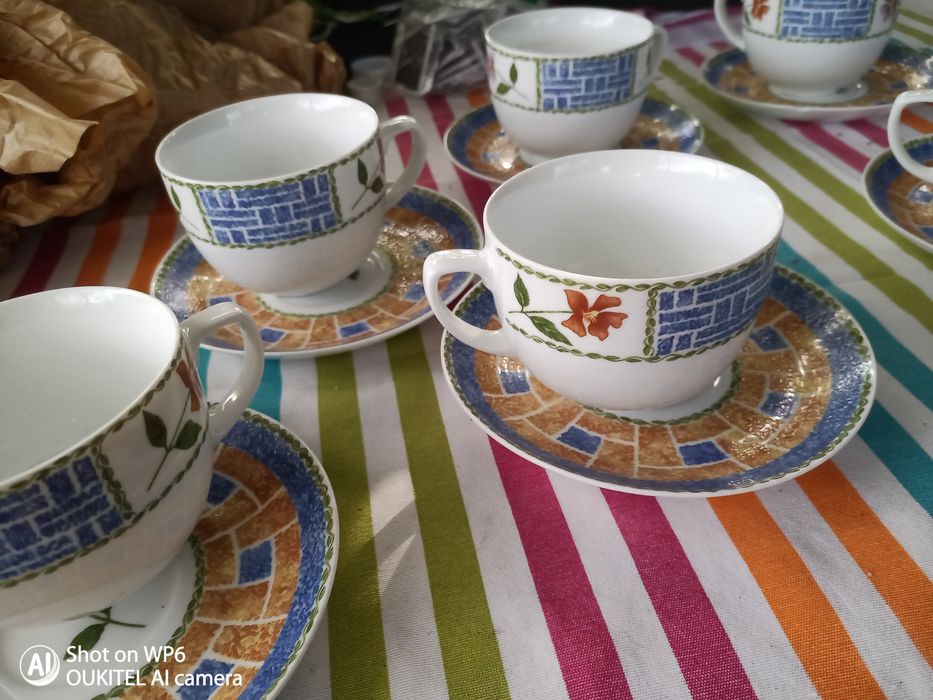 Zestaw kawowy z porcelany