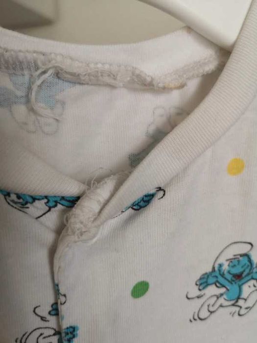 Zestaw rampers + spodenki H&M smerfy Pepco So Cute balony 86 cm 12-18m