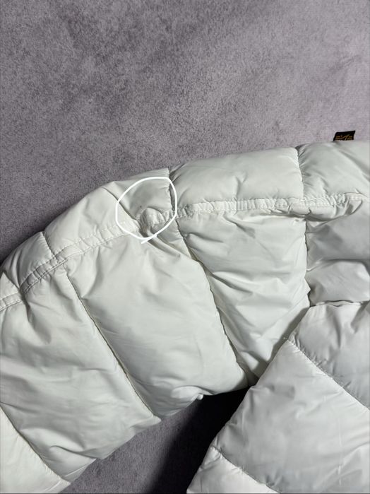 ‼️Оригінальний‼️ бомбер MA-1 ZH White Print Puffer FD Bomber Jacket cwu 45 hooded