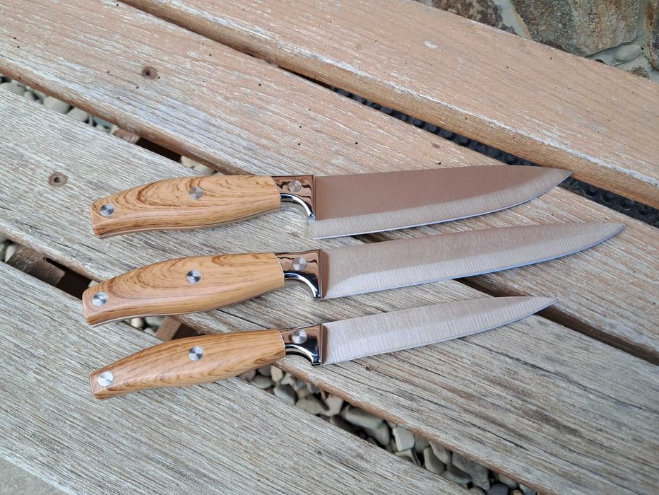 Кухонный набор ножей из трех штук кухонный нож