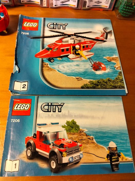 Lego city 7206 Fire Helicopter