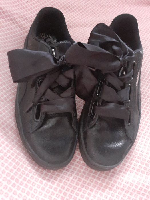 Sneakersy Puma basket buty półbuty czarne 39 snikersy