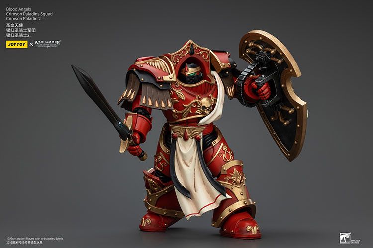 Фігурка warhammer40k JoyToy Blood Angels Crimson Paladin 2 1/18