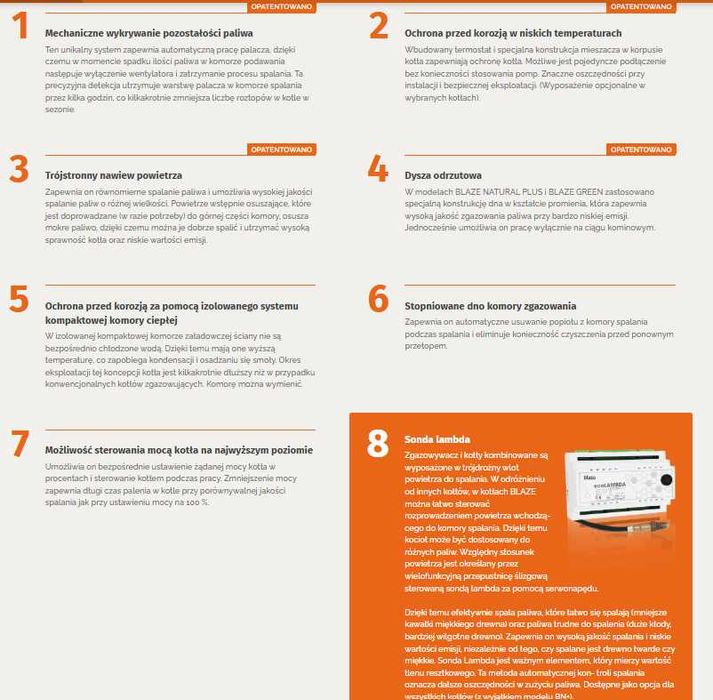 Kocioł na drewno lub pellet+drewno. Blaze Harmony, Defro. Dobór-Montaż