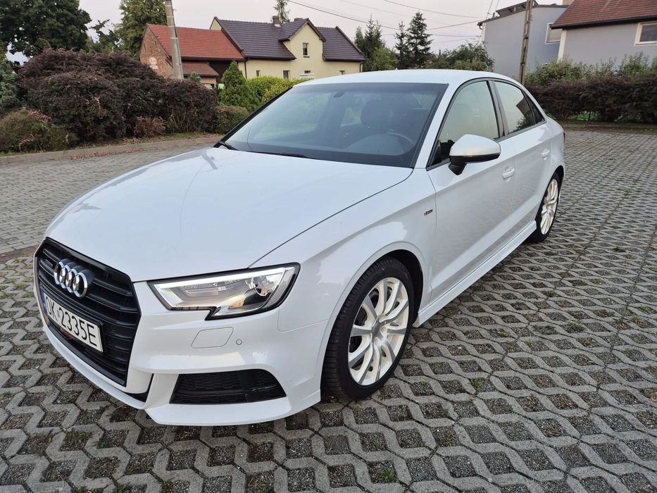 Audi A3 Limousine AUDI A3 8V lift S-line SEDAN 2017r QUATTRO nowy rozrząd, serwis PIĘKNA