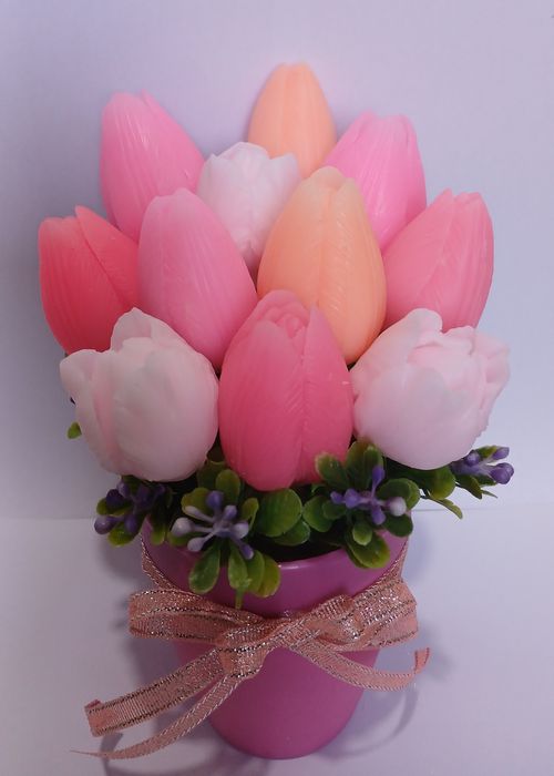 Мильні квіти в букетах