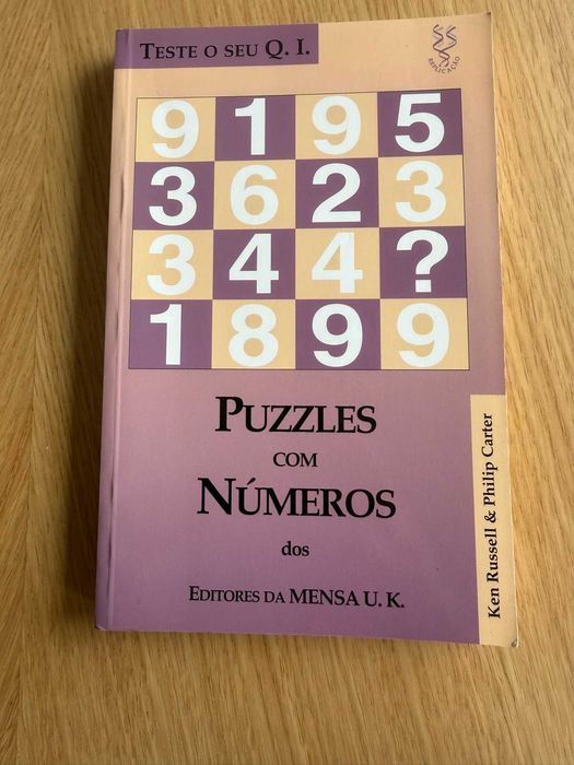 Puzzles com Números — Ken Russell e Philip Carter — 1.ª Edição