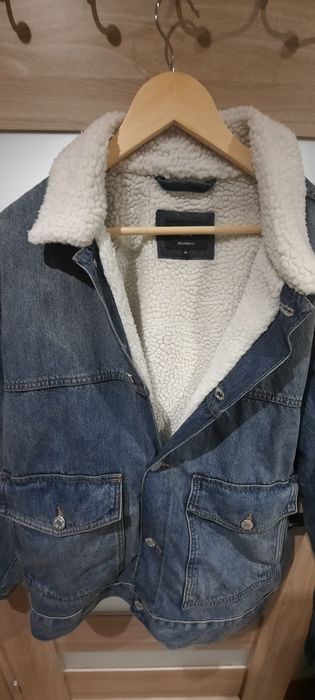 Kurtka jeansowa ocieplana C&A. Kurtka męska dzinsowa.