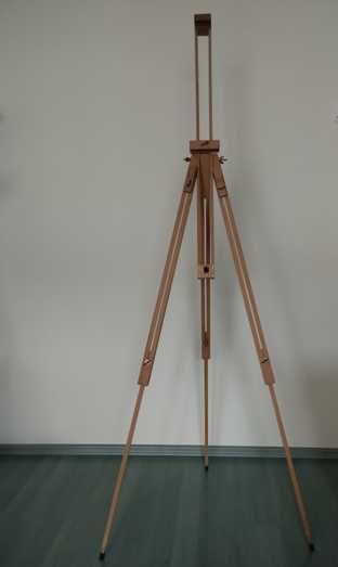 Sztaluga plenerowa przenośna do malowania z paletą na farby