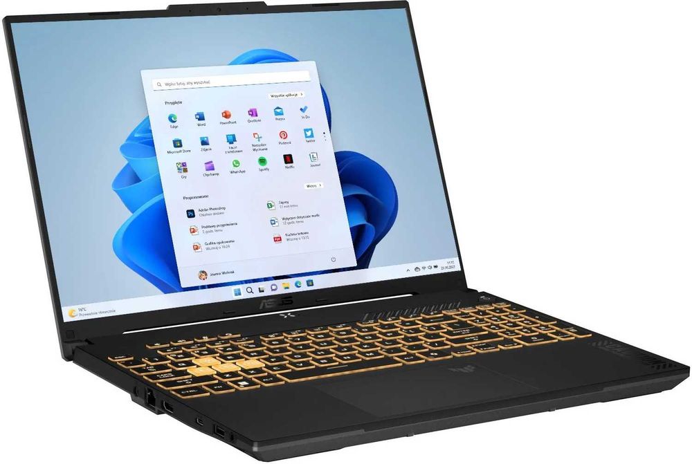 Laptop ASUS TUF Gaming F16 - RTX 3050, RAM 16GB, SSD 512GB, Windows 11