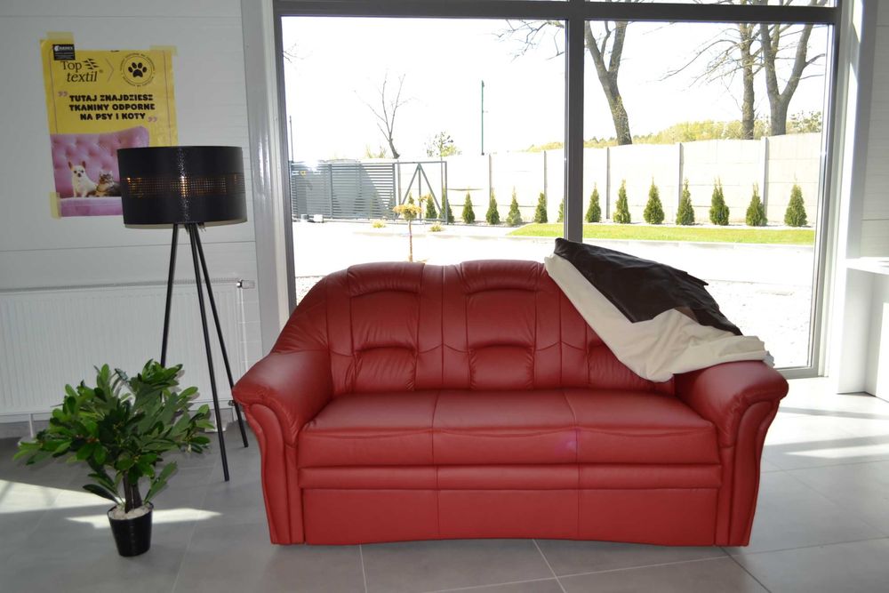 Sofa kanapa Haddon naturalna skóra