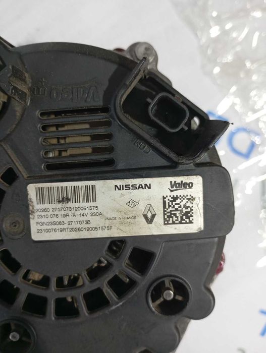 Генератор Renault Master 3 Opel Movano Nissan NV400 2.3 dCi 231008137R
