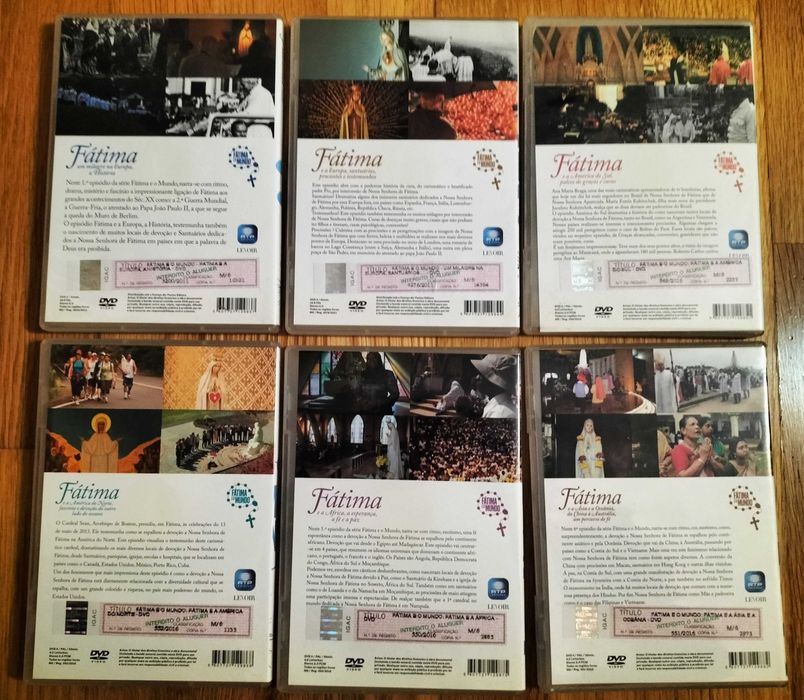Manuel Arouca - Fátima e o Mundo – 6 DVD
