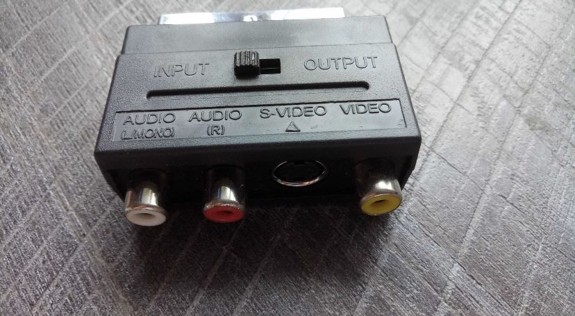 Переходник Скарт тюльпаны Scart - 3 RCA двухсторонний переключатель