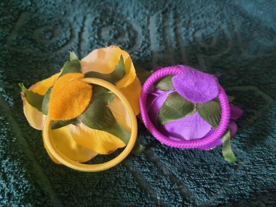 Зав'язки резинки "квітка" для волосся нові