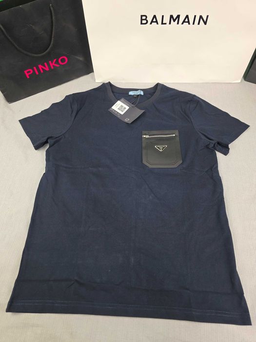 Męska koszulka tshirt Prada kolory krótki rękaw premium M-XXL
