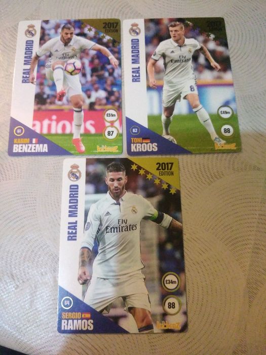 Zestaw kart Kickerz 2017 edition Real Madryt Benzema