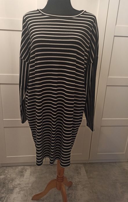 New Look Maternity dzianinowe sukienka tunika w paski
