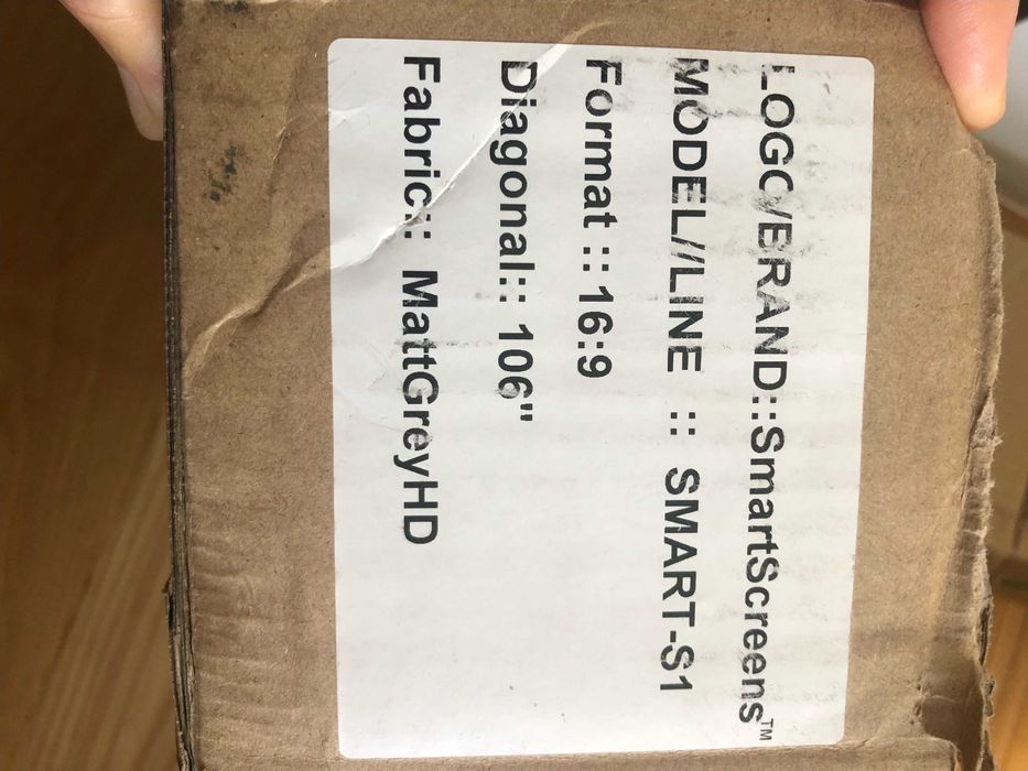 Ekran Smart-S1 / 235x130 / 16:9 / 106" / Matt Grey HD Kraftmann