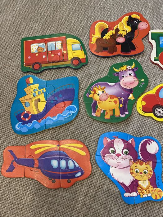 Мякі пазли для малюків