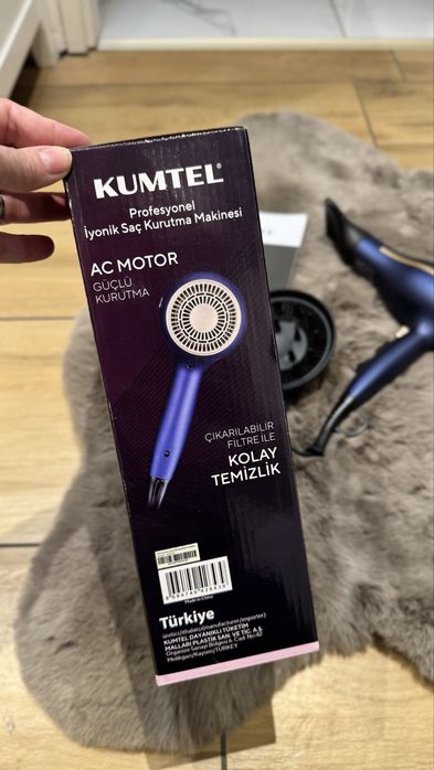 Kumtel HHD-03 Professional Ionic Hair Dryer – 2400W (New in Box)