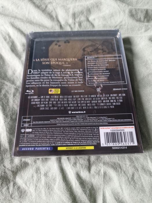 Gra o tron Sezon 3 blu ray steelbook