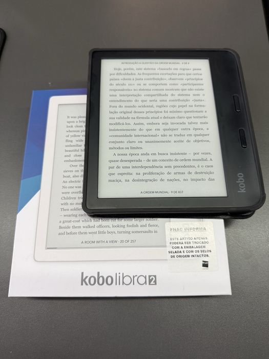 Kobo Libra 2 com capa — excelente estado64738621002755120