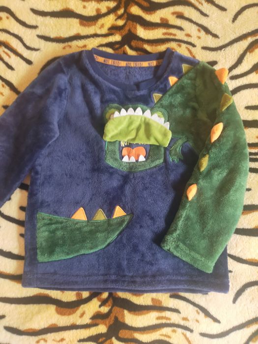 Тепла плюшева піжама для хлопчика Nutmeg