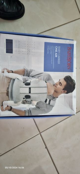 Marsúpio BabyBjörn One Air (Ergonómico / Tecido Mesh Respirável) – Como Novo