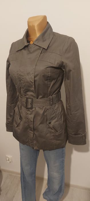 Kurtka krótki trencz płaszczyk z paskiem 100% Bawełna Vero Moda jeans
