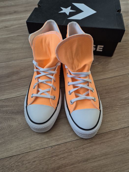 Converse pomarańczowe 39