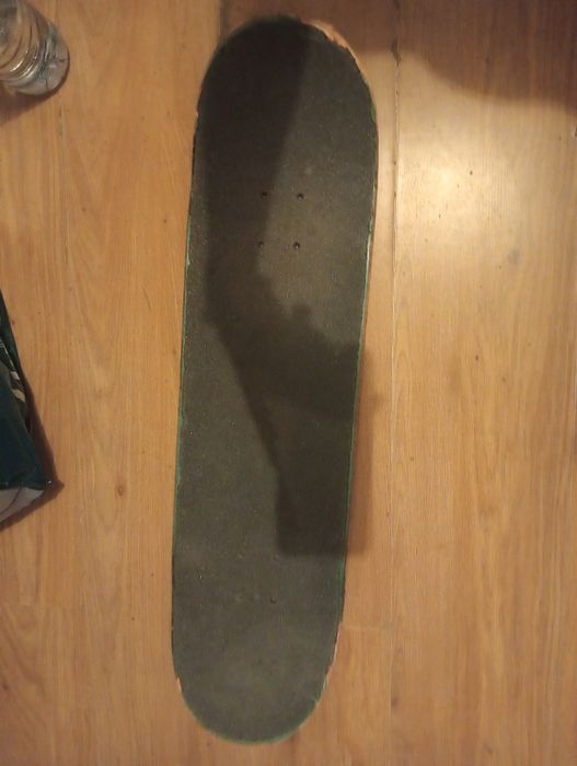 Tábua de skate desgastada