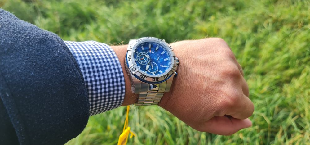 Z przeceną pod Zajączka 1050 pln-150 pln Invicta Aviator Srebrny/Grana