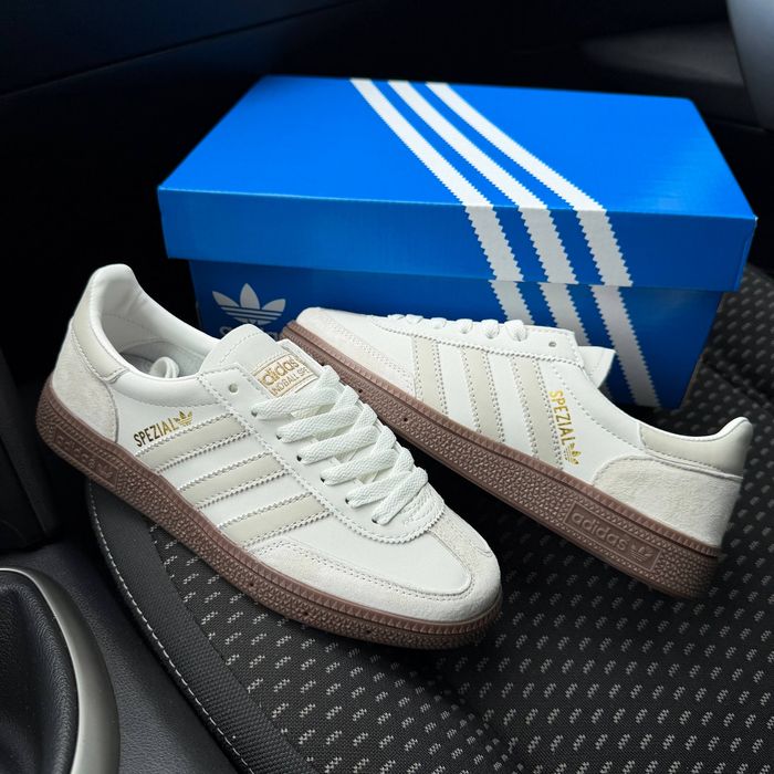 Кросівки Кроссовки Adidas Spezial White Grey Белый Серый Білий Сірий Кросовки демісезон