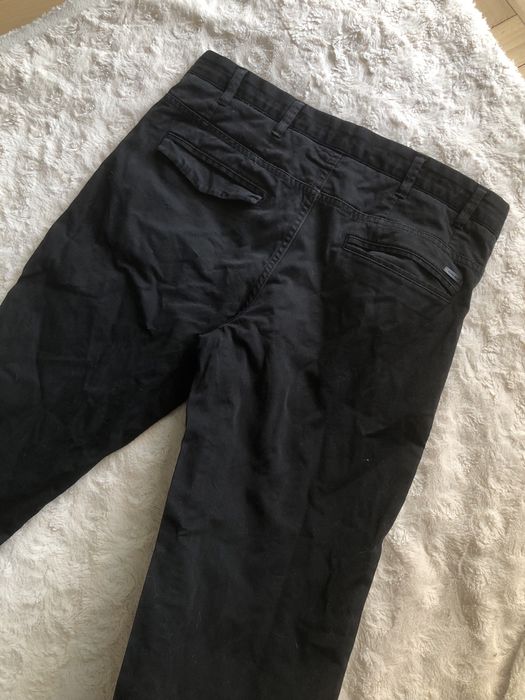Czarne klasyczne spodnie męskie Zara Man