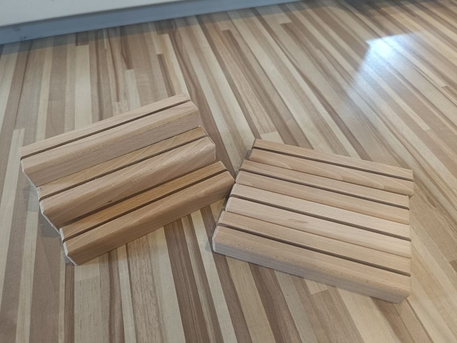 10 drewnianych bloczków do weselnej numeracji stołów