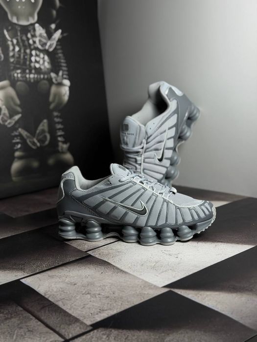 Кросівки Nike Shox TL All Grey premium | Кроссовки Найк чоловічі жіночі
