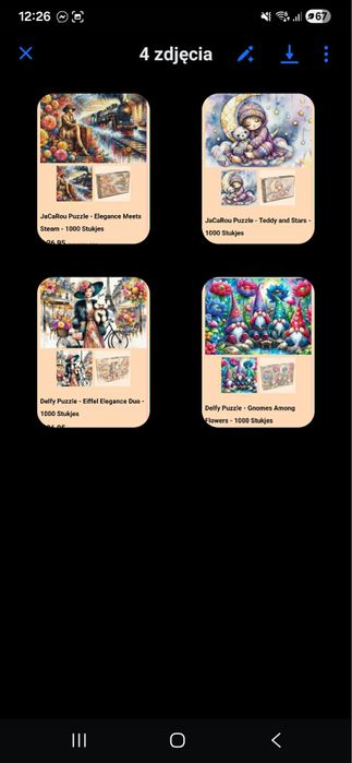 Puzzle zdjecia do 1000 elementow