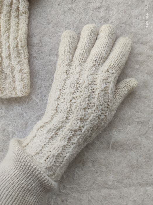 Рукавички ручна робота вовна