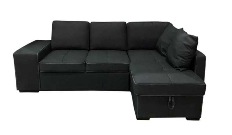 LIQUIDAÇÃO sofá-cama chaise longue e baú de arrumação 767€