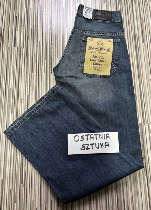 Spodnie damskie jeans 28/33 pas 71 cm Lee Maverick szwedy nowe