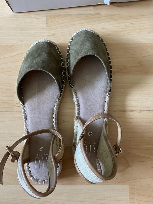 Sandały , espadryle , buty na plaskim nr 37 nowe, Riu Paris