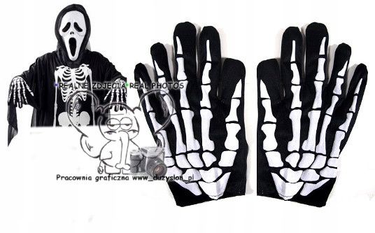 kostium krzyk kościotrup scream halloween 4el trup