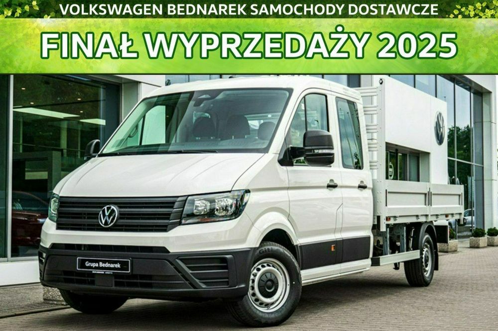 Volkswagen Crafter  Skrzyniowy Doka z podwójną kabiną, 4490mm, 2.0 TDI 177 KM