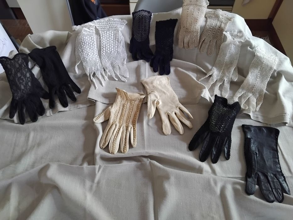 Luvas de senhora muito antigas