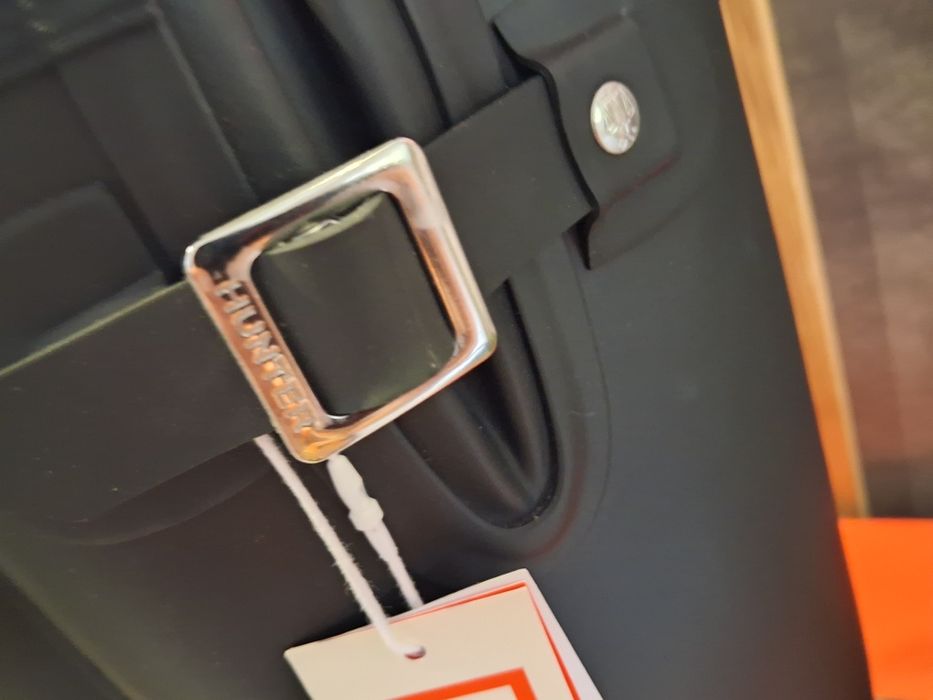 Hunter  Hunter Original Tall Matte Botki kalosze Czarne Damskie  Nr 42