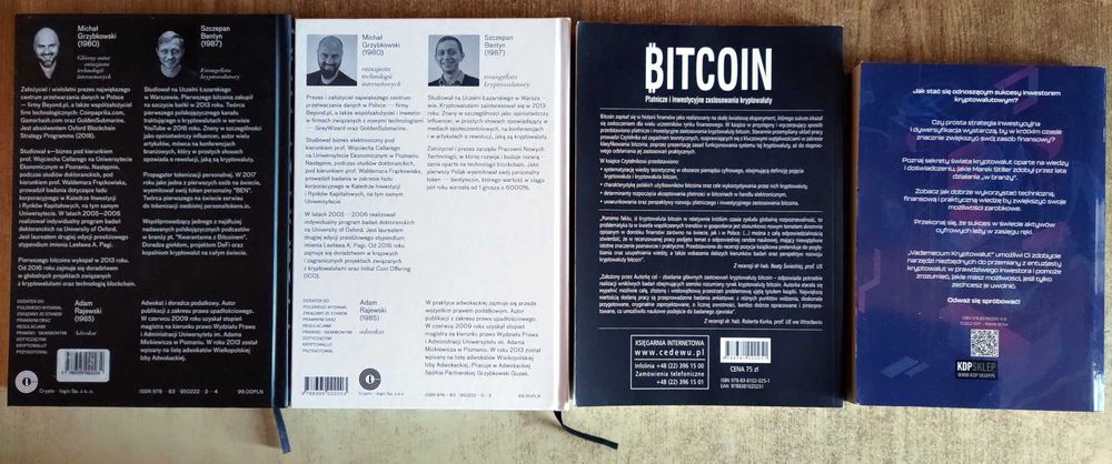 Kryptowaluty Grzybkowski, Bitcoin, Vademecum Kryptowalut ZESTAW