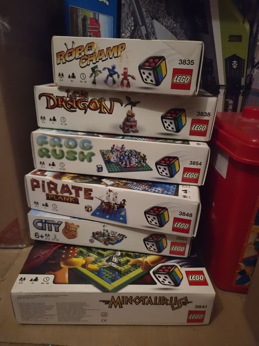 Gry planszowe lego kompletne 3835 3838 3854 3848 3865 3841